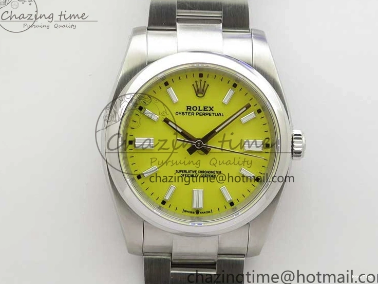 MiroTime 0411 Fashionable Oyster Perpetual 126000 36mm KRF 1:1 Best Edition 904L Steel Yellow Dial A 2729